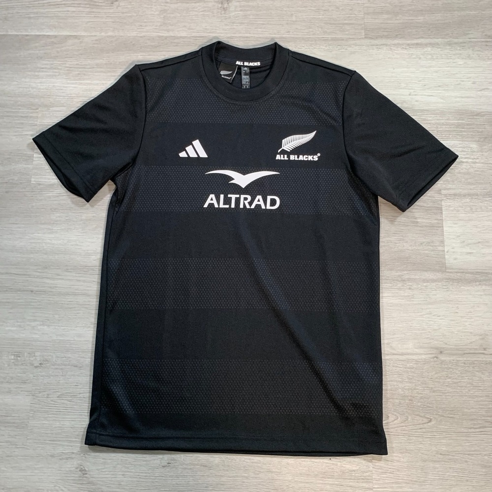 Adidas All Blacks Altrad Rugby Jersey Mens Small Black White New Zealand